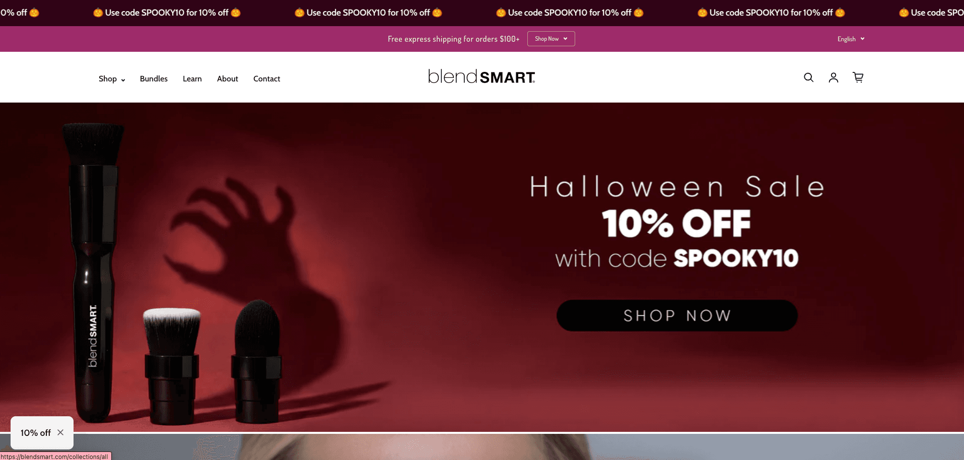 blendSMART - Revolutionary self-rotating makeup brush