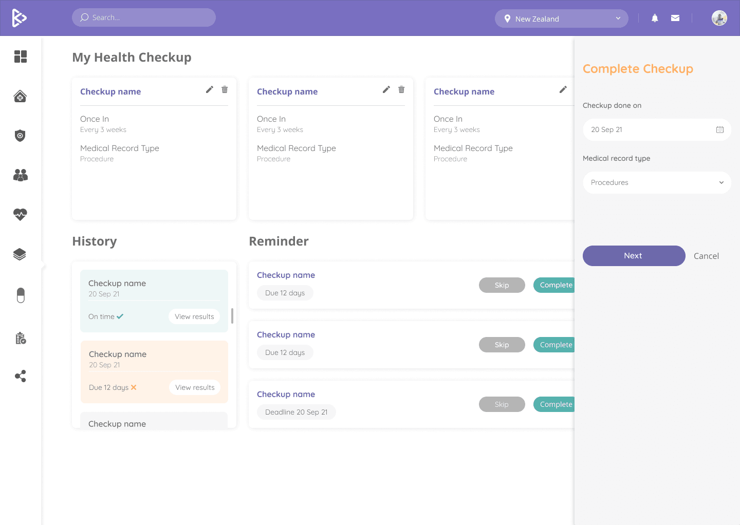 Inkin Health - Virtual Clinics EHR and PHR manager gallery image 5