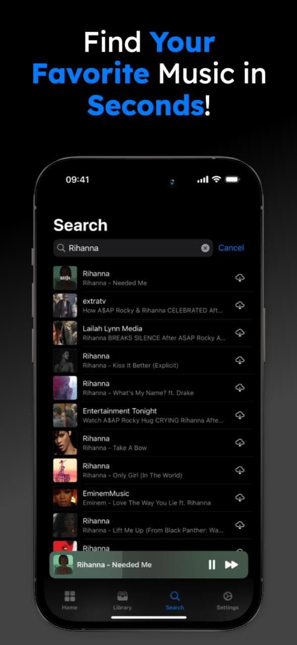MusicDrop - Mobile Music Streaming App gallery image 2