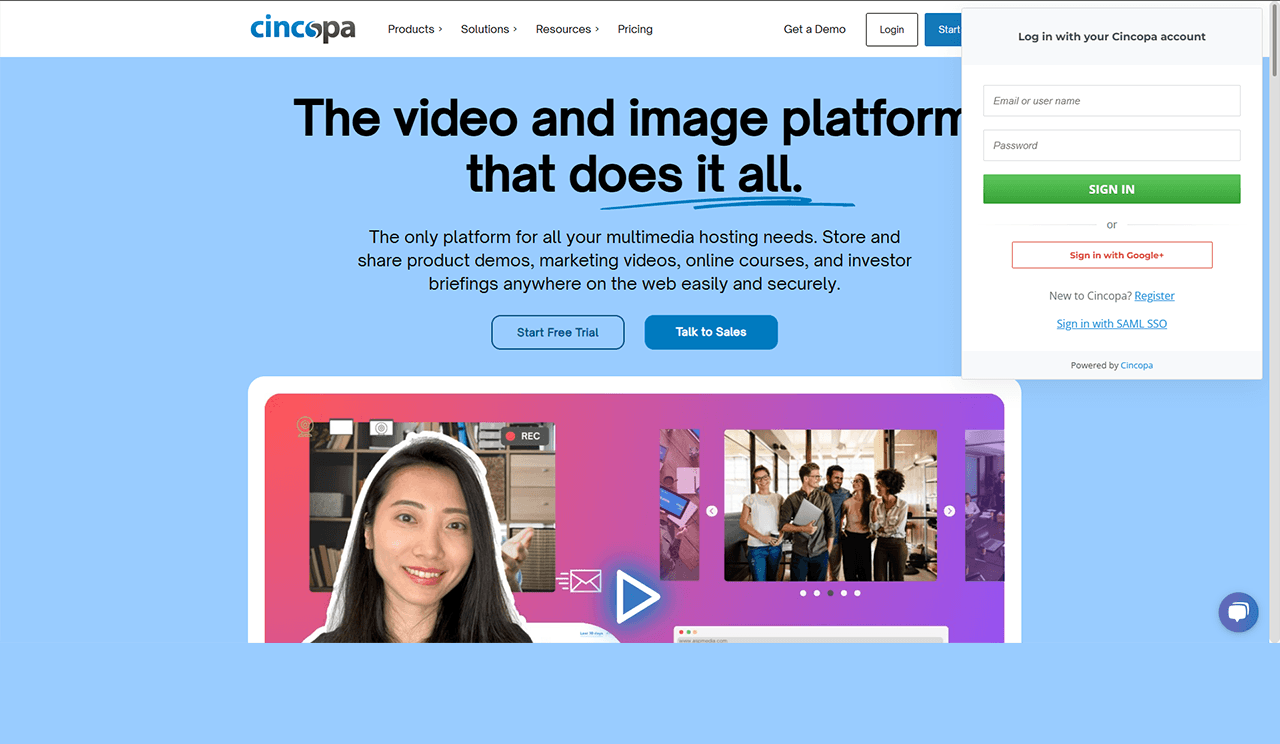 Cincopa RecTrace - Chrome Extension